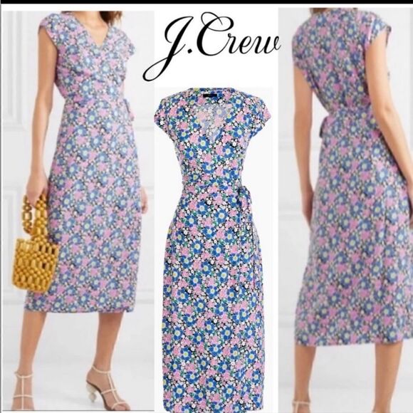 J CREW  Nwt Wrap Dress - Picture 1 of 13